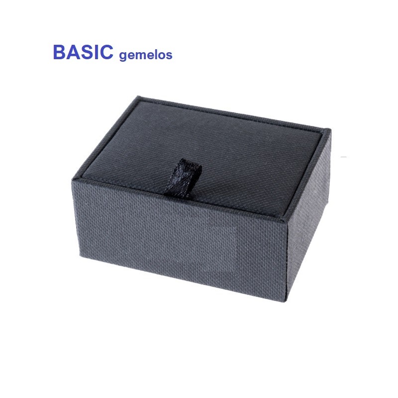 Estuche Basic gemelos gomas 70x53x30 mm.
